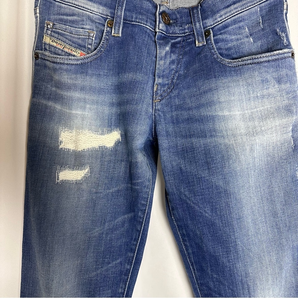 Diesel Grupee Blue Super Slim-Skinny Jeans Women’s W25 L32 Stretchy Low Waist - Picture 5 of 14